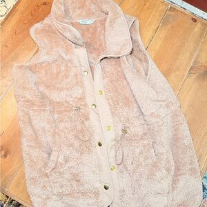 Sonoma Tan Fleece Sweater Vest